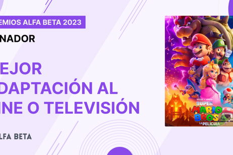 Premios Alfa Beta 2023: Super Mario Bros. La Película se lleva el galardón a la Mejor adaptación Premios Alfa Beta 2023: Super Mario Bros. La Película se lleva el galardón a la Mejor adaptación